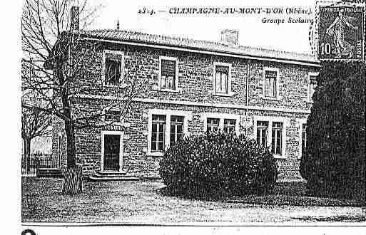 Ville de CHAMPAGNEAUMONTD\'OR Carte postale ancienne