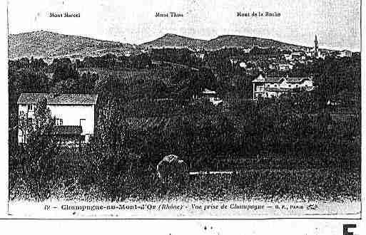 Ville de CHAMPAGNEAUMONTD\\\'OR Carte postale ancienne Ville de CHAMPAGNEAUMONTD\\\'OR Carte postale ancienne