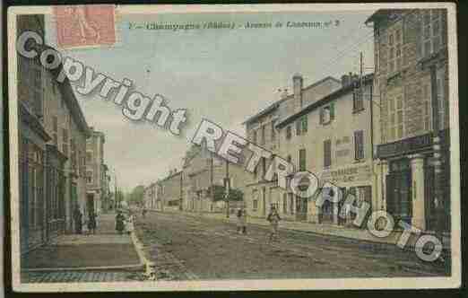 Ville de CHAMPAGNEAUMONTD\'OR Carte postale ancienne