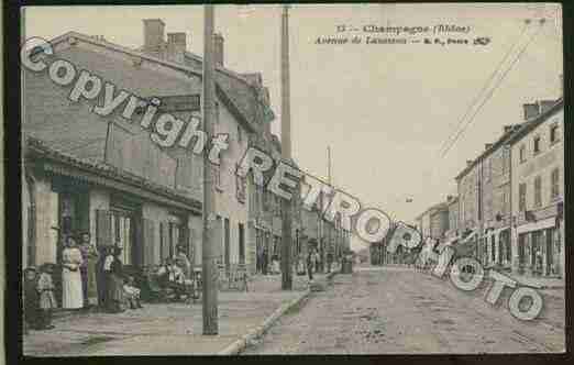 Ville de CHAMPAGNEAUMONTD\'OR Carte postale ancienne