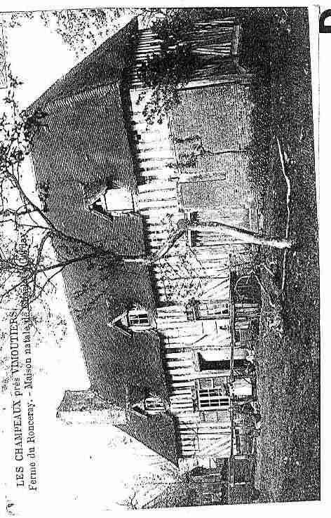 Ville de CHAMPEAUX(LES Carte postale ancienne Ville de CHAMPEAUX(LES Carte postale ancienne