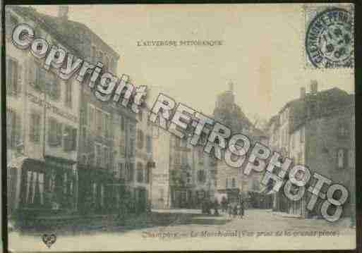 Ville de CHAMPEIX Carte postale ancienne