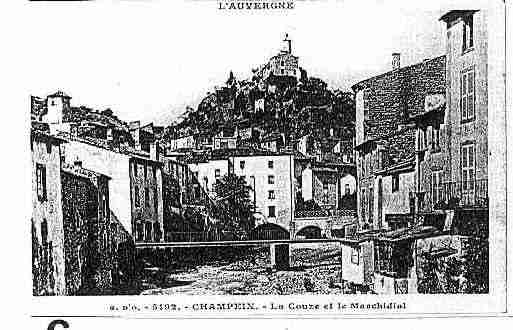 Ville de CHAMPEIX Carte postale ancienne