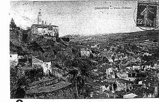 Ville de CHAMPEIX Carte postale ancienne