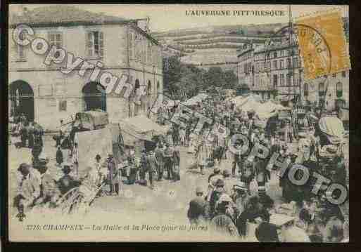 Ville de CHAMPEIX Carte postale ancienne