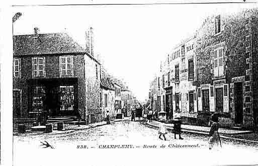 Ville de CHAMPLEMY Carte postale ancienne