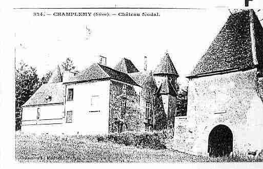Ville de CHAMPLEMY Carte postale ancienne Ville de CHAMPLEMY Carte postale ancienne