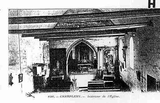 Ville de CHAMPLEMY Carte postale ancienne