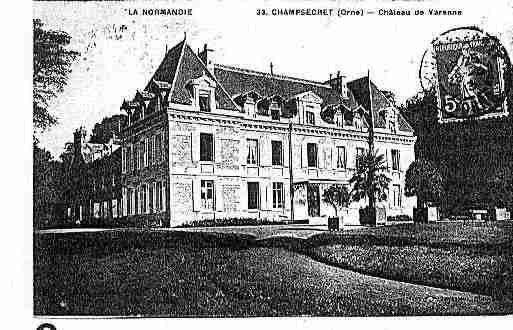 Ville de CHAMPSECRET Carte postale ancienne