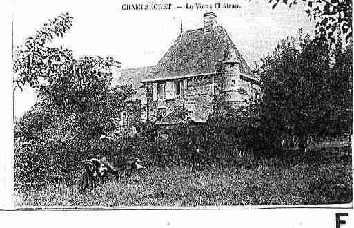 Ville de CHAMPSECRET Carte postale ancienne