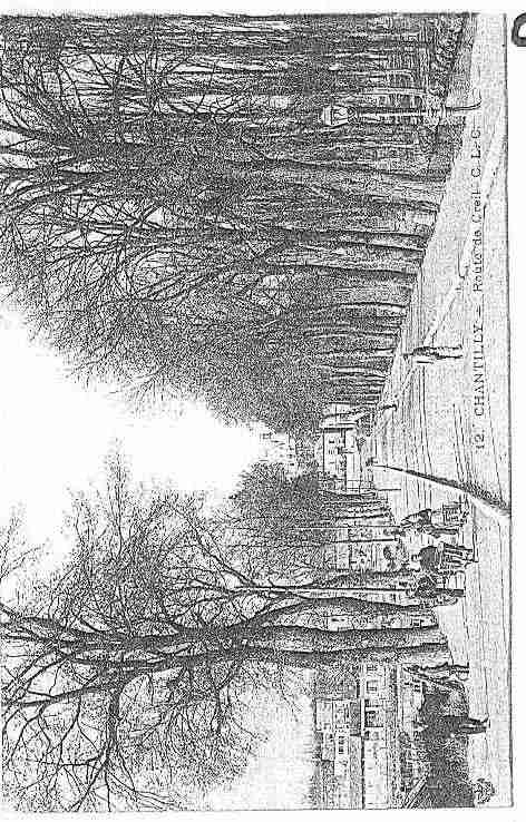 Ville de CHANTILLY Carte postale ancienne