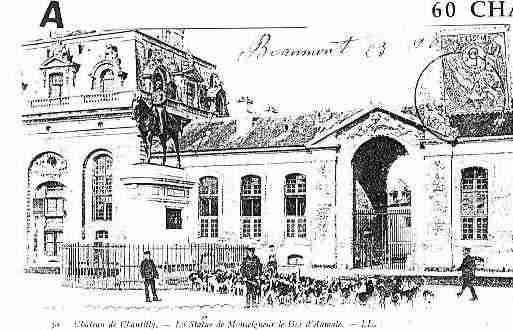 Ville de CHANTILLY Carte postale ancienne