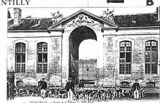 Ville de CHANTILLY Carte postale ancienne
