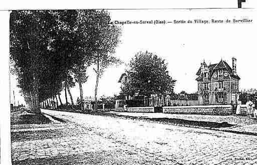 Ville de CHAPELLEENSERVAL(LA) Carte postale ancienne