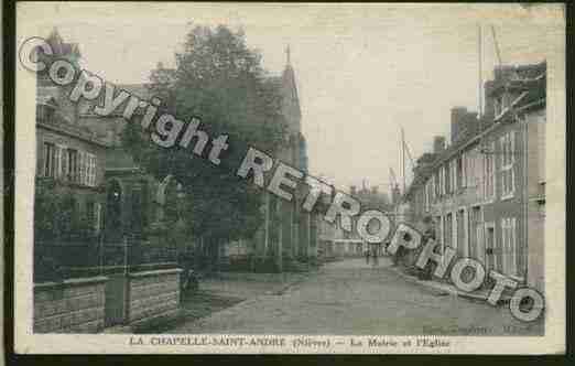 Ville de CHAPELLESAINTANDRE(LA) Carte postale ancienne Ville de CHAPELLESAINTANDRE(LA) Carte postale ancienne