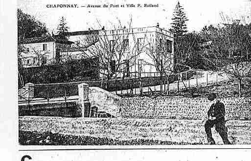 Ville de CHAPONNAY Carte postale ancienne