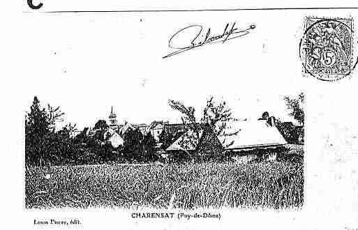 Ville de CHARENSAT Carte postale ancienne