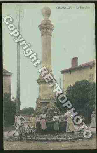 Ville de CHASSELAY Carte postale ancienne