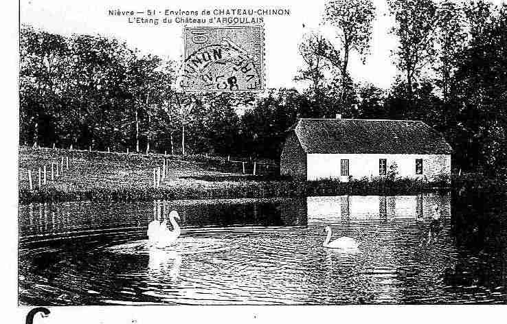 Ville de CHATEAUCHINON Carte postale ancienne