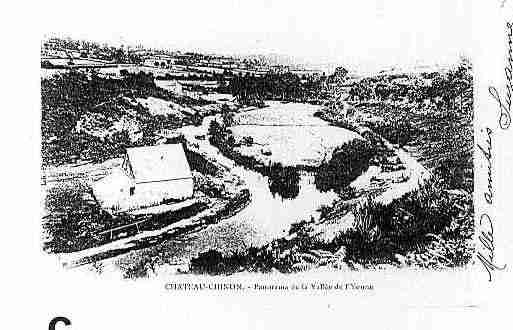 Ville de CHATEAUCHINON Carte postale ancienne