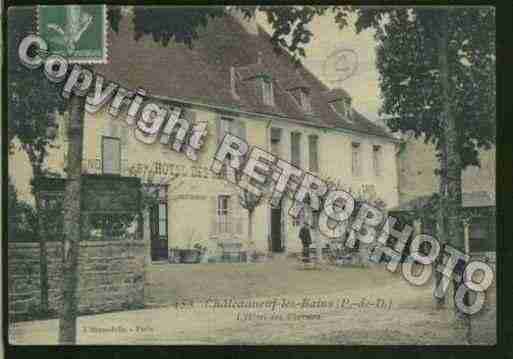 Ville de CHATEAUNEUFLESBAINS Carte postale ancienne