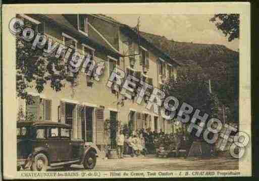 Ville de CHATEAUNEUFLESBAINS Carte postale ancienne