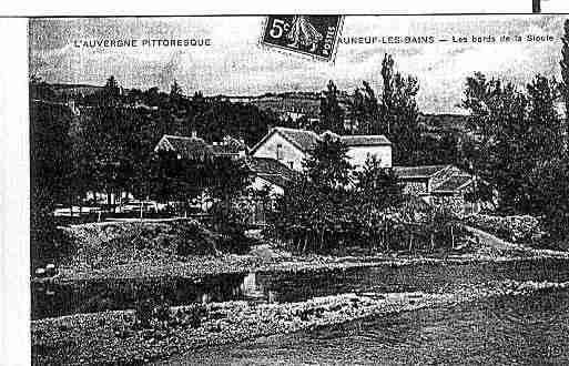 Ville de CHATEAUNEUFLESBAINS Carte postale ancienne