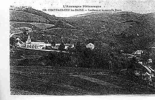 Ville de CHATEAUNEUFLESBAINS Carte postale ancienne