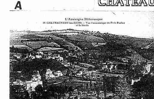 Ville de CHATEAUNEUFLESBAINS Carte postale ancienne