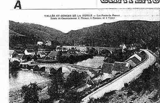 Ville de CHATEAUNEUFLESBAINS Carte postale ancienne