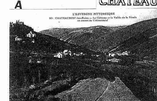 Ville de CHATEAUNEUFLESBAINS Carte postale ancienne Ville de CHATEAUNEUFLESBAINS Carte postale ancienne