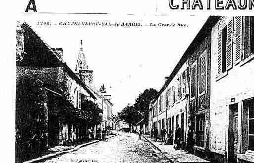 Ville de CHATEAUNEUFVALDEBARGIS Carte postale ancienne