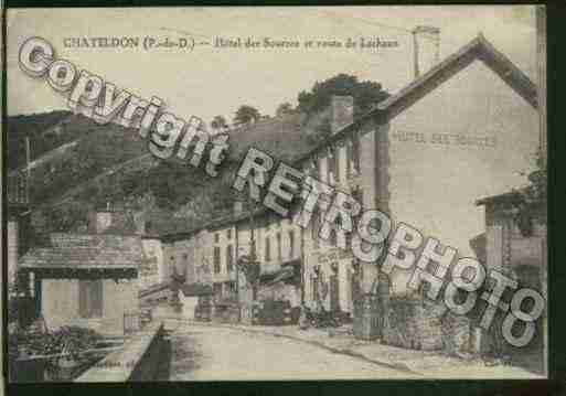 Ville de CHATELDON Carte postale ancienne