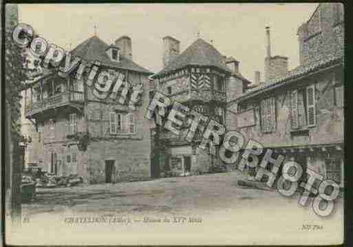 Ville de CHATELDON Carte postale ancienne