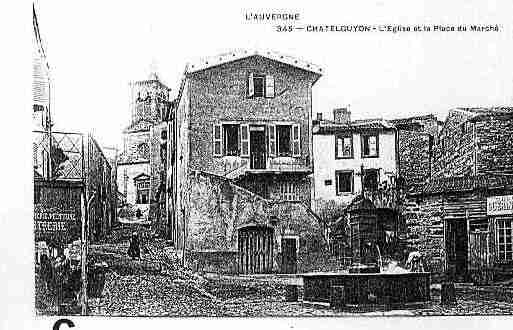 Ville de CHATELGUYON Carte postale ancienne