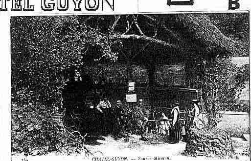 Ville de CHATELGUYON Carte postale ancienne