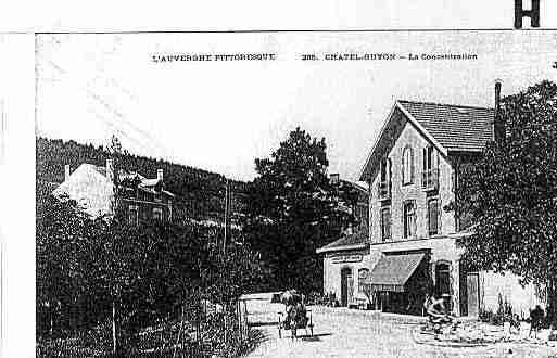 Ville de CHATELGUYON Carte postale ancienne