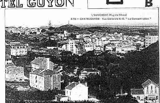 Ville de CHATELGUYON Carte postale ancienne