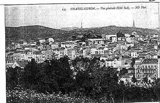 Ville de CHATELGUYON Carte postale ancienne