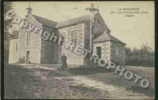 Ville de CHATELLIER(LE) Carte postale ancienne