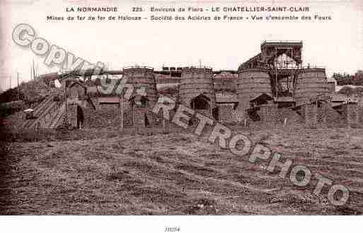 Ville de CHATELLIER(LE) Carte postale ancienne