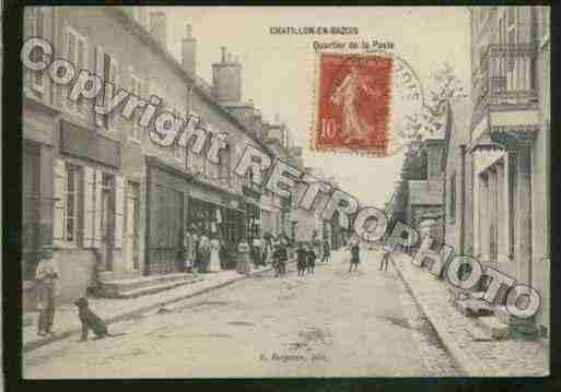 Ville de CHATILLONENBAZOIS Carte postale ancienne Ville de CHATILLONENBAZOIS Carte postale ancienne