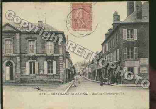 Ville de CHATILLONENBAZOIS Carte postale ancienne Ville de CHATILLONENBAZOIS Carte postale ancienne
