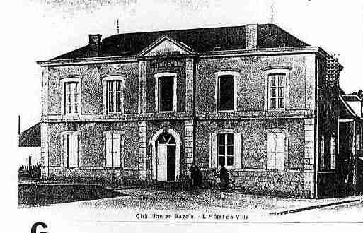 Ville de CHATILLONENBAZOIS Carte postale ancienne Ville de CHATILLONENBAZOIS Carte postale ancienne