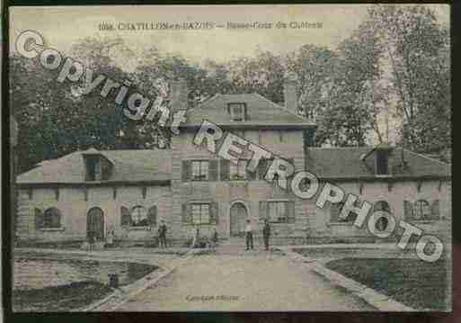 Ville de CHATILLONENBAZOIS Carte postale ancienne