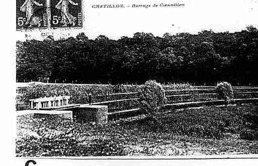 Ville de CHATILLONENBAZOIS Carte postale ancienne