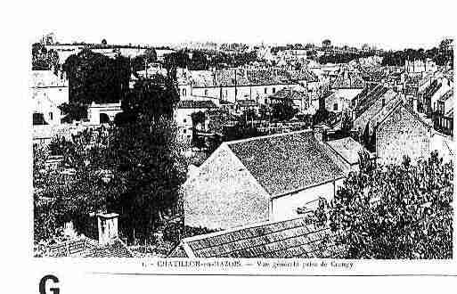 Ville de CHATILLONENBAZOIS Carte postale ancienne