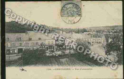 Ville de CHAULGNES Carte postale ancienne