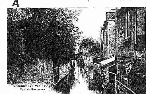 Ville de CHAUMONTENVEXIN Carte postale ancienne Ville de CHAUMONTENVEXIN Carte postale ancienne