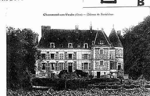 Ville de CHAUMONTENVEXIN Carte postale ancienne